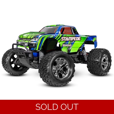 Traxxas Stampede HD 1:10 Electric XL-5 2WD RTR Monster Truck w/ Battery and Charger - GREEN Traxxas Stampede HD 1:10 Electric XL-5 2WD RTR Monster Truck w/ Battery and Charger - GREEN